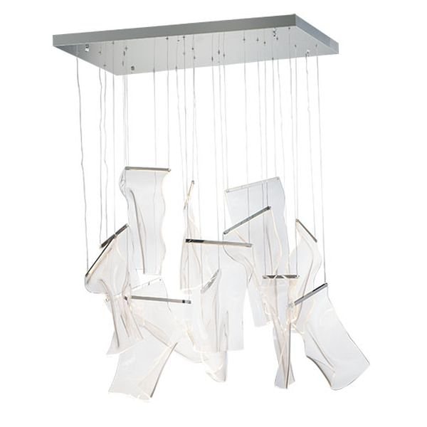 【ET2】アメリカ・シーリングペンダントライト「RINKLE」13灯（W600×L900×H400-3440mm）