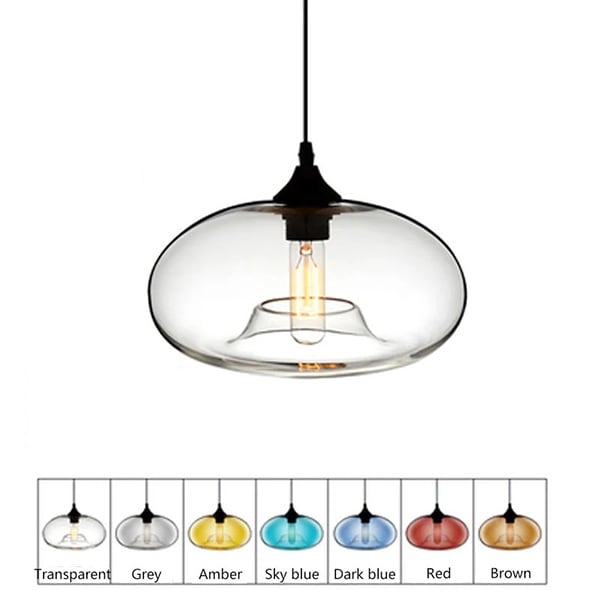 【リーズナブル】北欧スタイル ペンダントライト1灯  7カラー (W180×H140mm)
