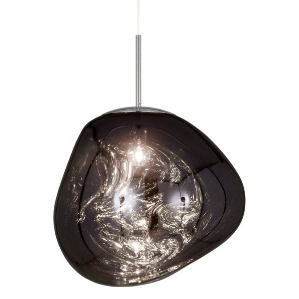 【Tom Dixon】北欧デザイン照明「Melt LED pendant, smoke」ペンダントライト(Φ500×H500mm)