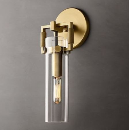 【リーズナブル】ホテルライクなインテリア照明 ウォールライト 1灯 ブラック／シルバー／ゴールド（W120×H320mm） ウォールライト・ブラケットライト