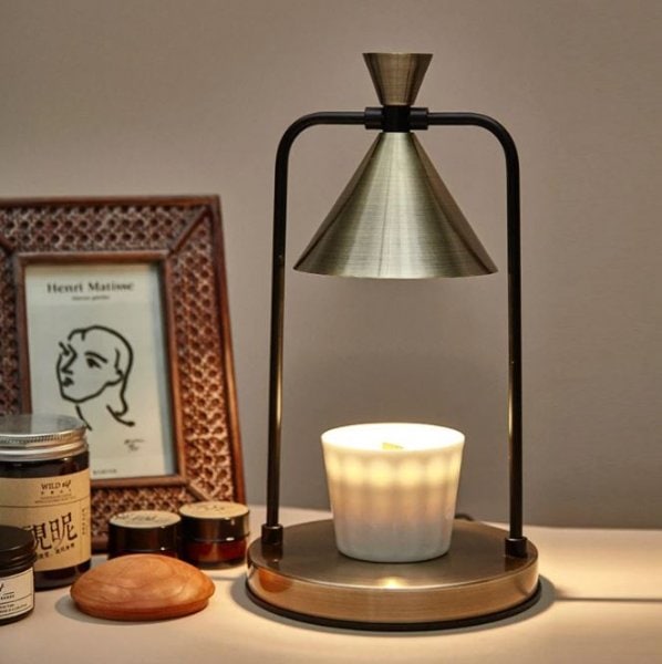 【リーズナブル】キャンドルランタン・テーブルライト1灯 ホワイト／ブラック／レッド／ゴールド（W140×H300mm）