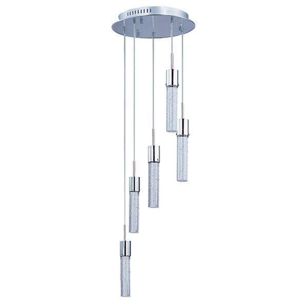 【ET2】アメリカ・LEDシーリングペンダントライト「FIZZ IV」5灯（W360×H3400mm）