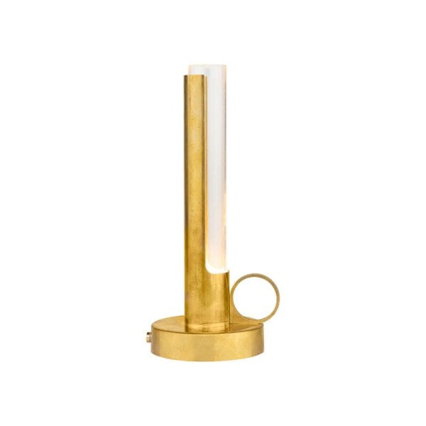 【Orsjo】北欧デザイン照明「Visir portable table lamp, brass」テーブルライト(W104×D104×H264mm)