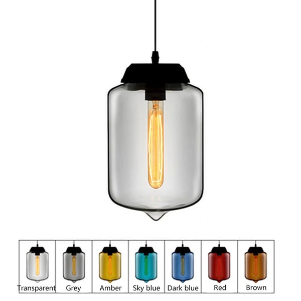 【リーズナブル】北欧スタイル ペンダントライト1灯  7カラー (W170×H270mm)