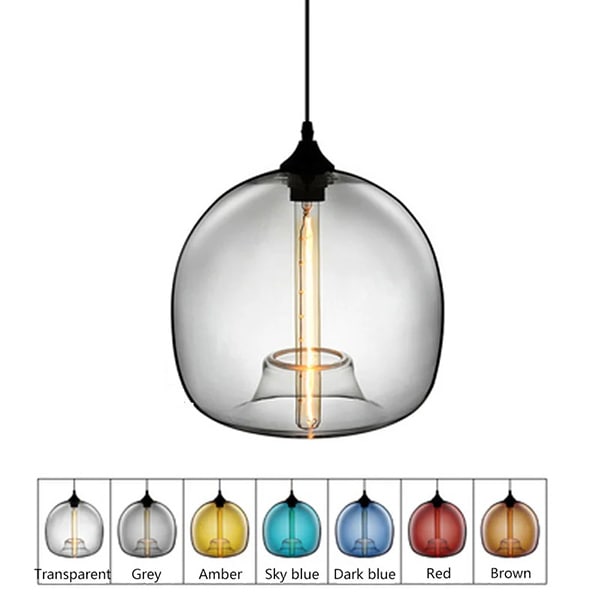 【リーズナブル】北欧スタイル ペンダントライト1灯  7カラー (W300×H270mm)