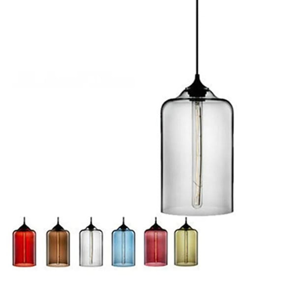 【法人様・店舗様限定】北欧デザイン照明 ペンダントライト1灯  6カラー (W180×H310mm)