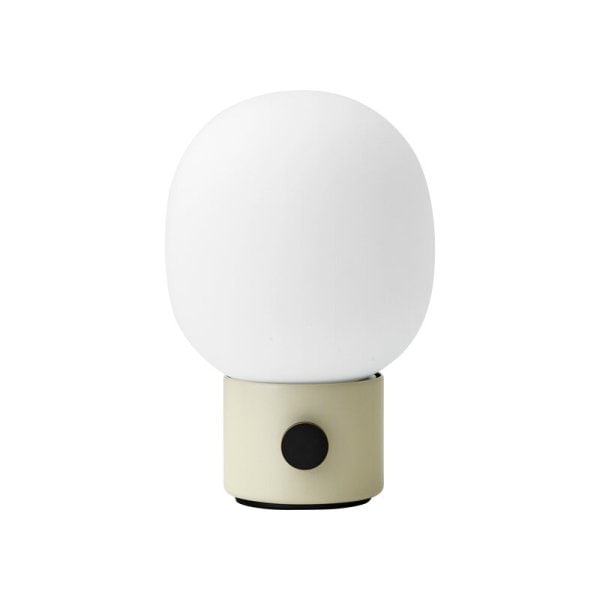 【Menu】北欧デザイン照明「JWDA Portable table lamp, alabaster white」テーブルライト(Φ145×H215mm)