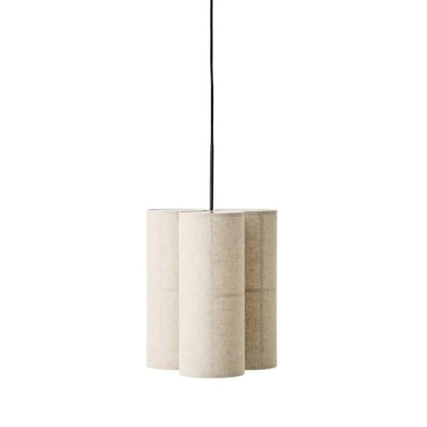 【AUDO】北欧デザイン照明「Hashira pendant, cluster, small, raw linen」ペンダントライト（φ370×H600mm）