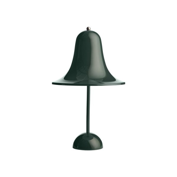 【Verpan】北欧デザイン照明「Pantop Portable table lamp 18 cm, dark green」テーブルライト(Φ180×H300mm)