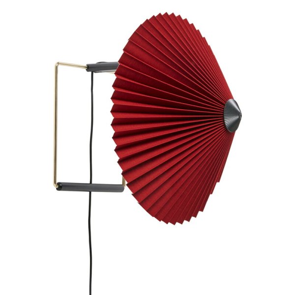 【HAY】北欧デザイン照明「Matin wall lamp 300, oxide red」ウォールライト(Φ300×D250mm)