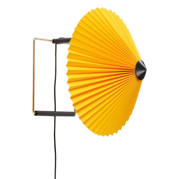 【HAY】北欧デザイン照明「Matin wall lamp 300, yellow」ウォールライト(Φ300×D250mm)