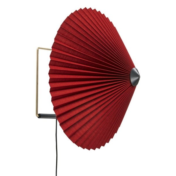 【HAY】北欧デザイン照明「Matin wall lamp 380, oxide red」ウォールライト(Φ380×D250mm)