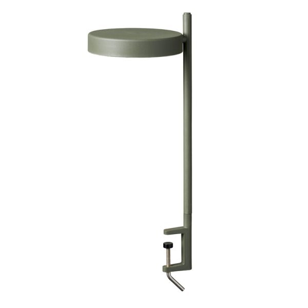 【Wästberg】北欧デザイン照明「w182 Pastille c2 clamp lamp, olive green」テーブルライト(W170×D192×H481mm)