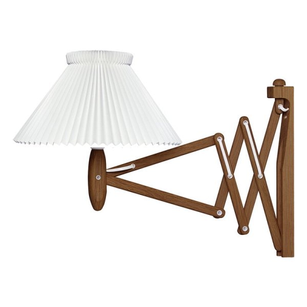 【LE KLINT】北欧デザイン照明「Sax 224-1/17 wall lamp, smoked oak」ウォールライト（W290×D330-600×H310mm）