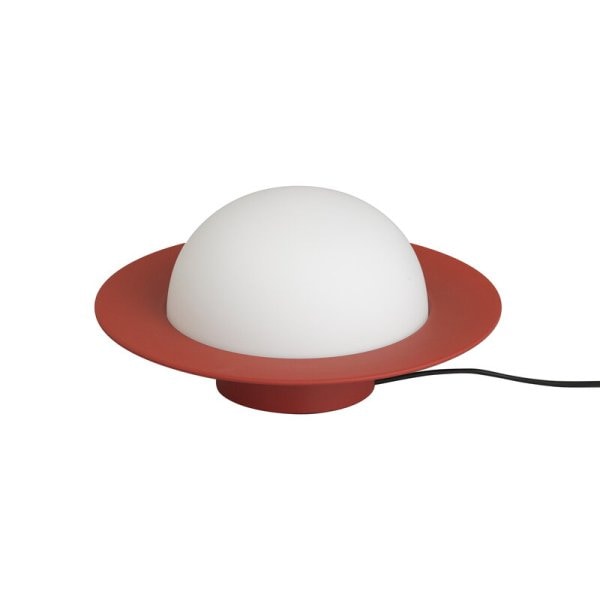 【AGO】北欧デザイン照明「Alley Still table lamp, small, brick red」テーブルライト(Φ240×H120mm)