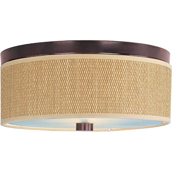 【ET2】アメリカ・ファブリックシーリングライト「ELEMENTS」2灯（W360×L360×H160mm）