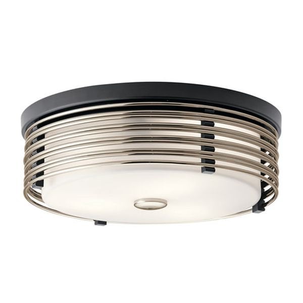 【KICHLER】アメリカ・モダンシーリングライト「Bensimone」2灯(W390×H130mm)