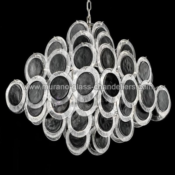 【MURANO GLASS CHANDELIERS】イタリア・ヴェネチアンガラスシャンデリア10灯「JENNYFER」（W600×H600mm）