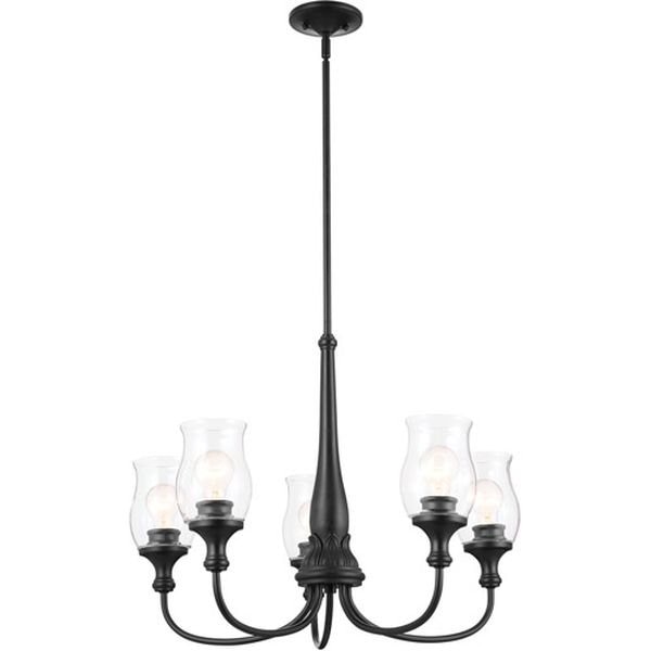 【KICHLER】アメリカ・シェードシャンデリア「Homestead」5灯(W670×L670×H510-1510mm)