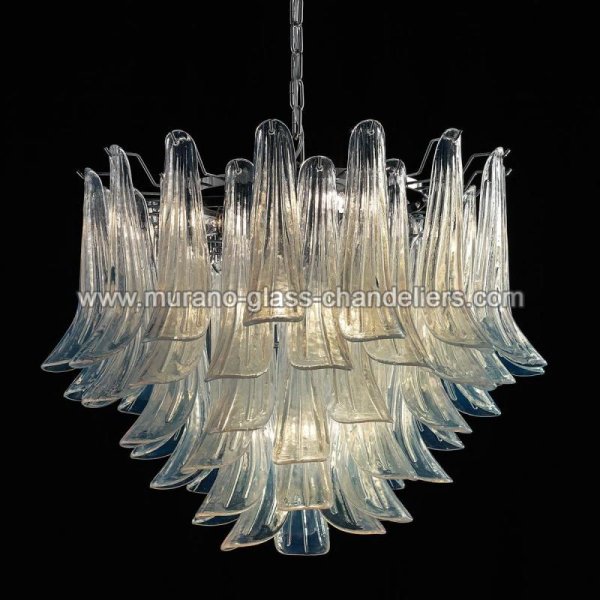 【MURANO GLASS CHANDELIERS】イタリア・ヴェネチアンガラスシャンデリア7灯「MILDRED」（W700×H600mm）