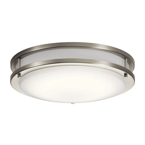 【KICHLER】アメリカ・LEDシーリングライト「Avon」1灯(W360×D100×H100mm)