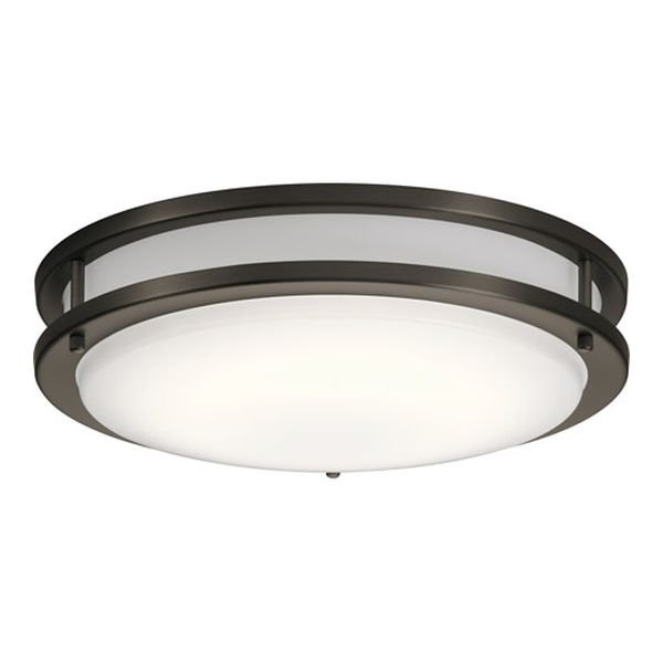 【KICHLER】アメリカ・LEDシーリングライト「Avon」1灯(W360×D100×H100mm)