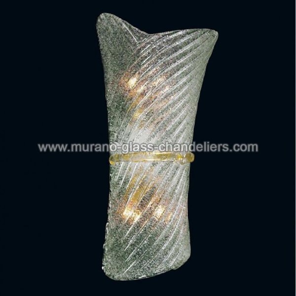 【MURANO GLASS CHANDELIERS】イタリア・ヴェネチアンガラスウォールライト4灯「MARION」(W320×H600mm)