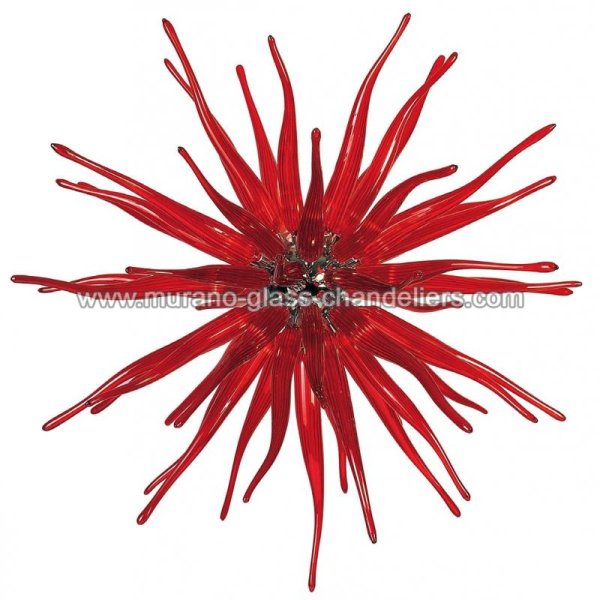 【MURANO GLASS CHANDELIERS】イタリア・ヴェネチアンガラスシャンデリア12灯「SEDUZIONE」（W1400×H1400mm）