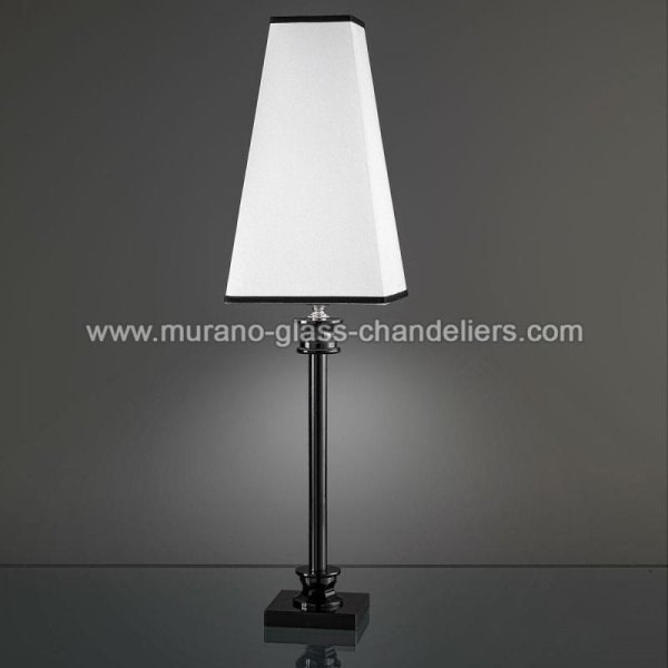【MURANO GLASS CHANDELIERS】イタリア・ヴェネチアンガラステーブルライト1灯「ABATE」（W200×H750mm）