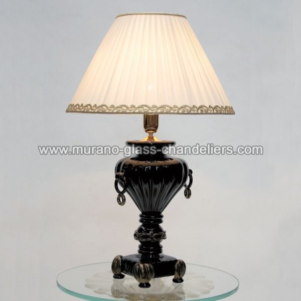【MURANO GLASS CHANDELIERS】イタリア・ヴェネチアンガラステーブルライト1灯「ASTERIA」（W500×H800mm）