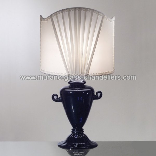 【MURANO GLASS CHANDELIERS】イタリア・ヴェネチアンガラステーブルライト1灯「EGLE」（W360×H680mm）