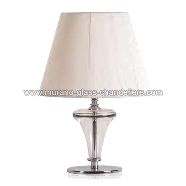 【MURANO GLASS CHANDELIERS】イタリア・ヴェネチアンガラステーブルライト1灯「ELVIRA」（W300×H420mm）