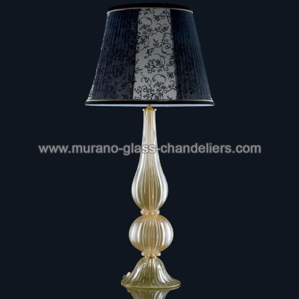 【MURANO GLASS CHANDELIERS】イタリア・ヴェネチアンガラステーブルライト1灯「JOSIE」（W450×H1000mm）