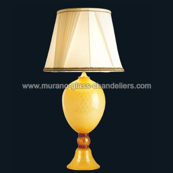 【MURANO GLASS CHANDELIERS】イタリア・ヴェネチアンガラステーブルライト1灯「JUANITA」（W450×H680mm）