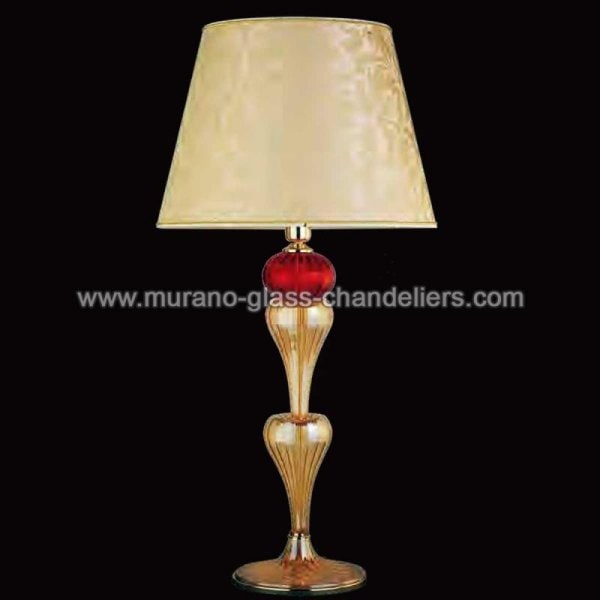 【MURANO GLASS CHANDELIERS】イタリア・ヴェネチアンガラステーブルライト1灯「PANEGIRICO」（W450×H920mm）