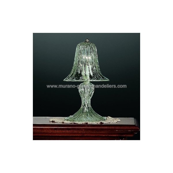 【MURANO GLASS CHANDELIERS】イタリア・ヴェネチアンガラステーブルライト1灯「RIALTO」（W180×H300mm）