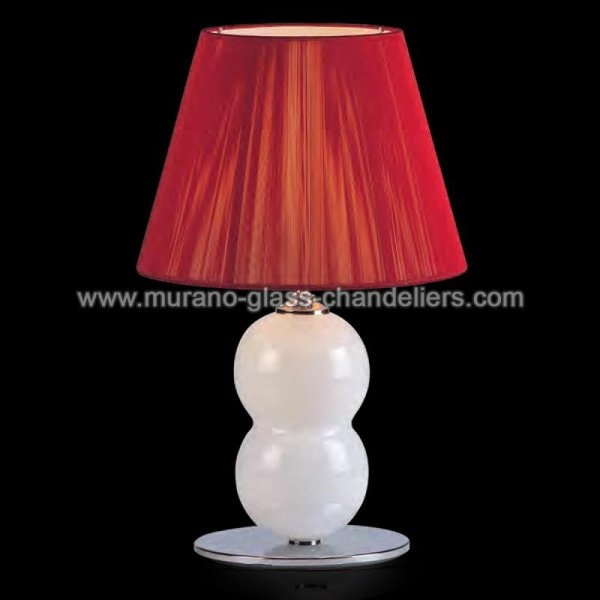 【MURANO GLASS CHANDELIERS】イタリア・ヴェネチアンガラステーブルライト1灯「YOLONDA」（W300×H480mm）