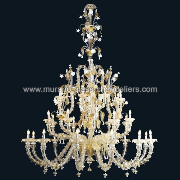 【MURANO GLASS CHANDELIERS】イタリア・ヴェネチアンガラスシャンデリア12灯「EILIDH」（W1800×H1900mm）