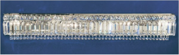 【CLT】アメリカ・クリスタルブラケット 8灯 クローム(W1219×D127×H152mm)*