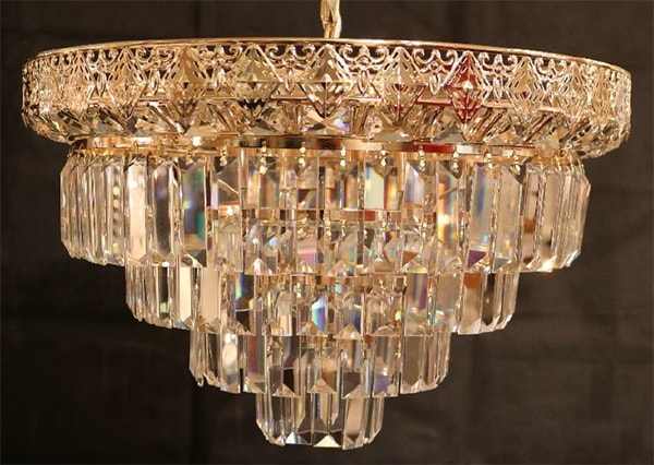 クリスタルシャンデリア 8灯・ゴールド（Ф470×H320mm） | EL JEWEL