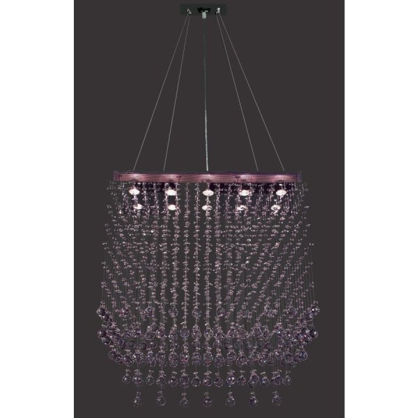 【CLT】アメリカ・クリスタルシャンデリア 10灯 クローム(W355×D914×H1828mm)*