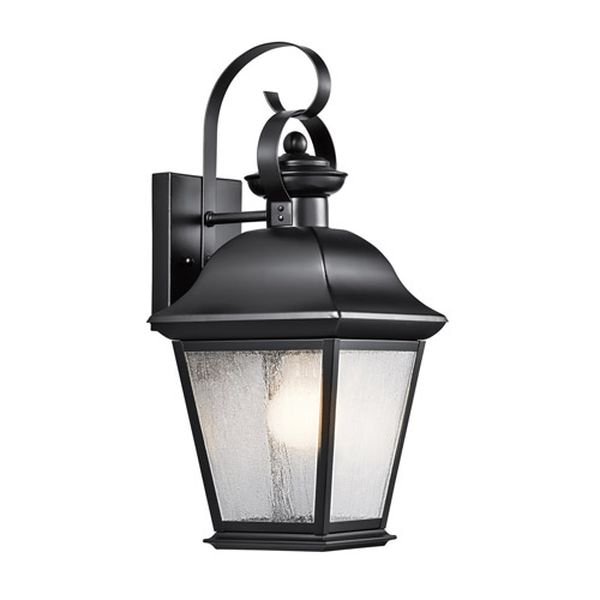 【KICHLER】アメリカ・アウトドア・ランタンウォールライト「Mount Vernon」1灯(W190×D210×H430mm)