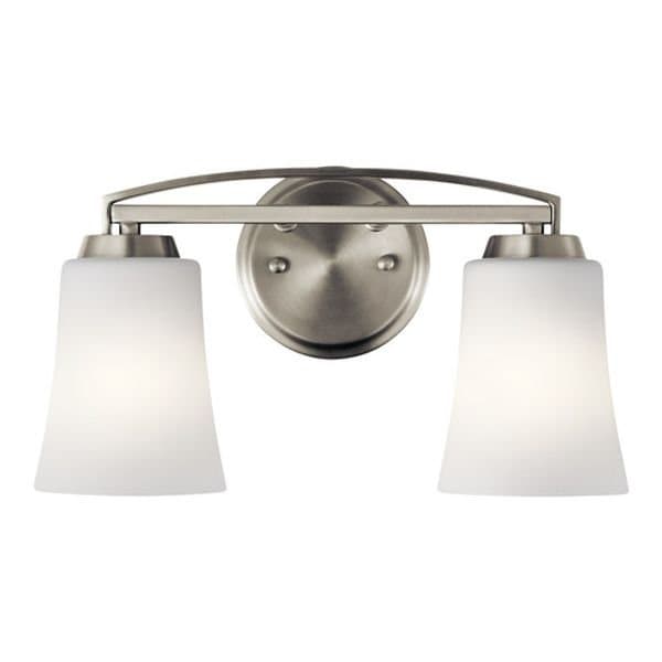 【KICHLER】アメリカ・バスルームウォールライト「Tao」2灯(W370×D170×H200mm)