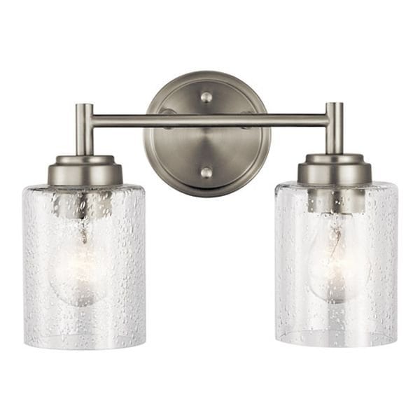 【KICHLER】アメリカ・バスルームウォールライト「Winslow」2灯(W320×D170×H230mm)