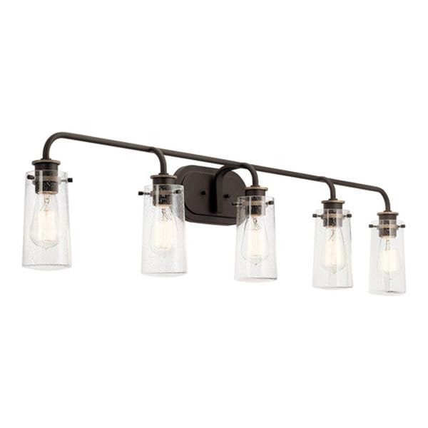 【KICHLER】アメリカ・バスルームウォールライト「Braelyn」5灯(W1120×D180×H250mm)