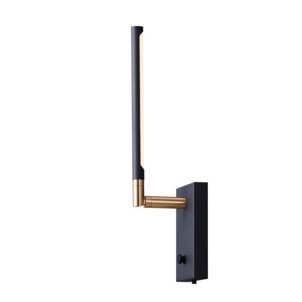 ビジョンLEDウォールランプ 「Vision LED-wall lamp」ホワイト／ブラック (H295×D200mm)