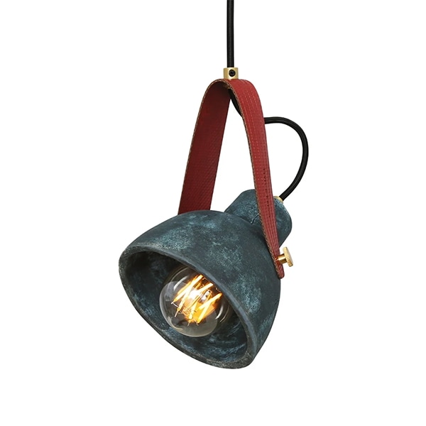 【Mullan】アイルランド「Pera」セラミックペンダントライト1灯・Blue Earth(D135×H150mm)