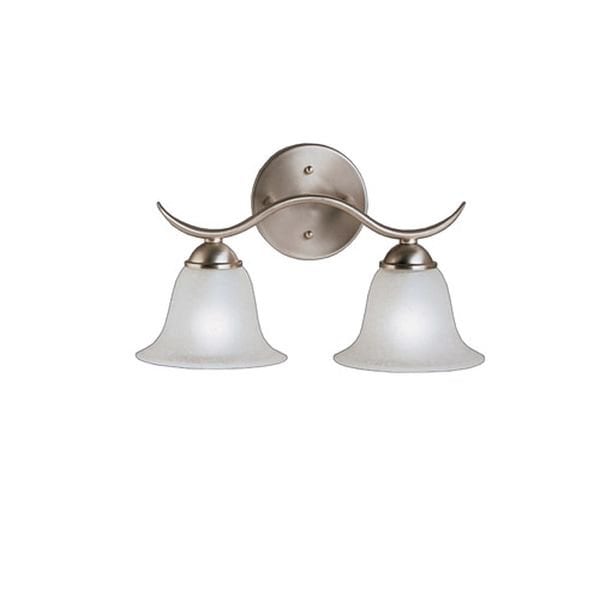 【KICHLER】アメリカ・バスルームウォールライト「Dover」2灯(W360×D200×H220mm)