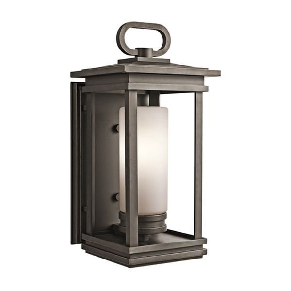 【KICHLER】アメリカ・アウトドア・ランタンウォールライト「South Hope」1灯(W230×D240×H500mm)