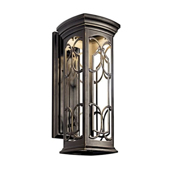 【KICHLER】アメリカ・LEDアウトドア・デザインウォールライト「Franceasi」1灯(W220×D270×H560mm)